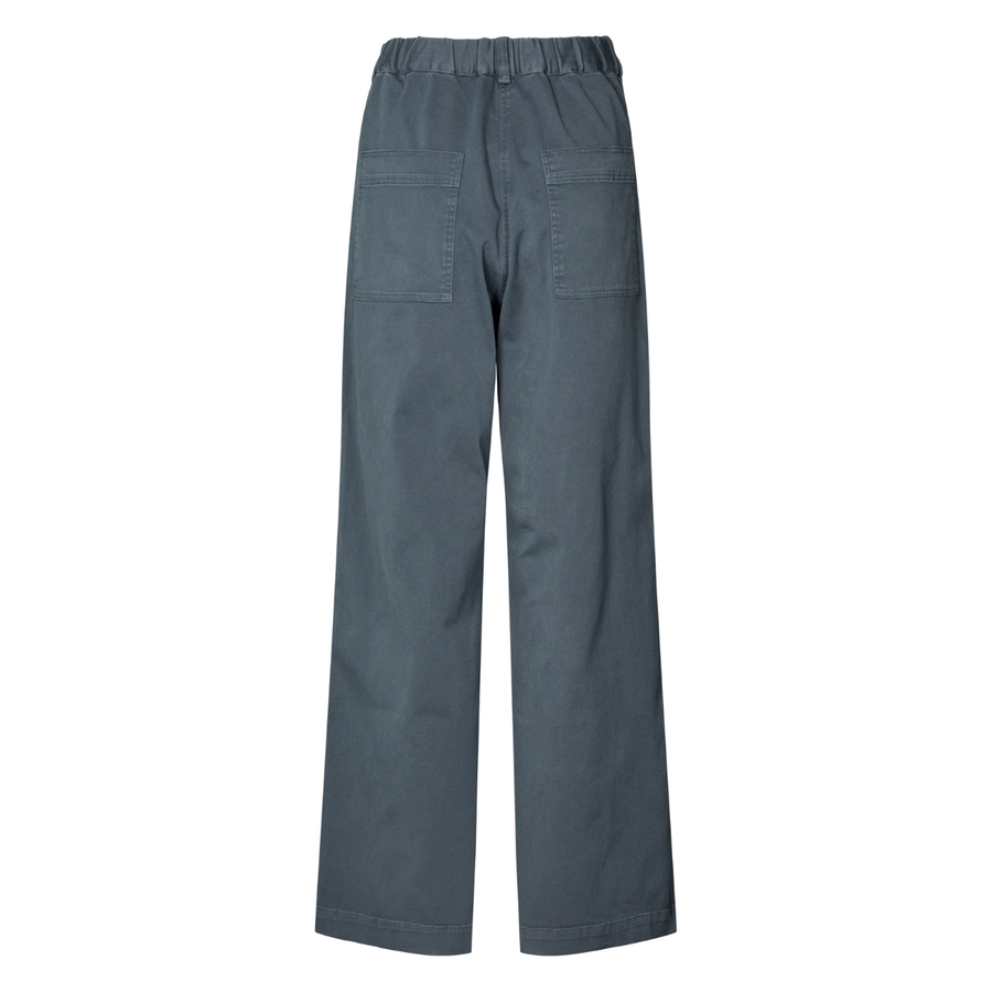 Tinne Cotton Twill Bukser - Denim Blue