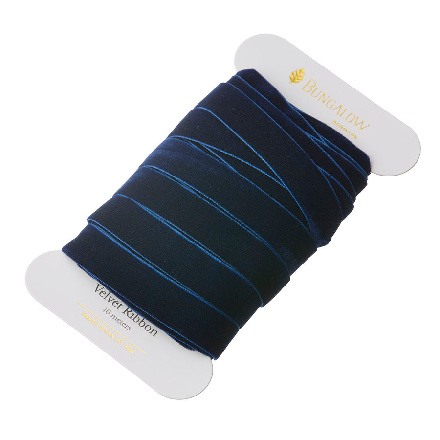 Gavebånd 10 m. - Velvet - Indigo