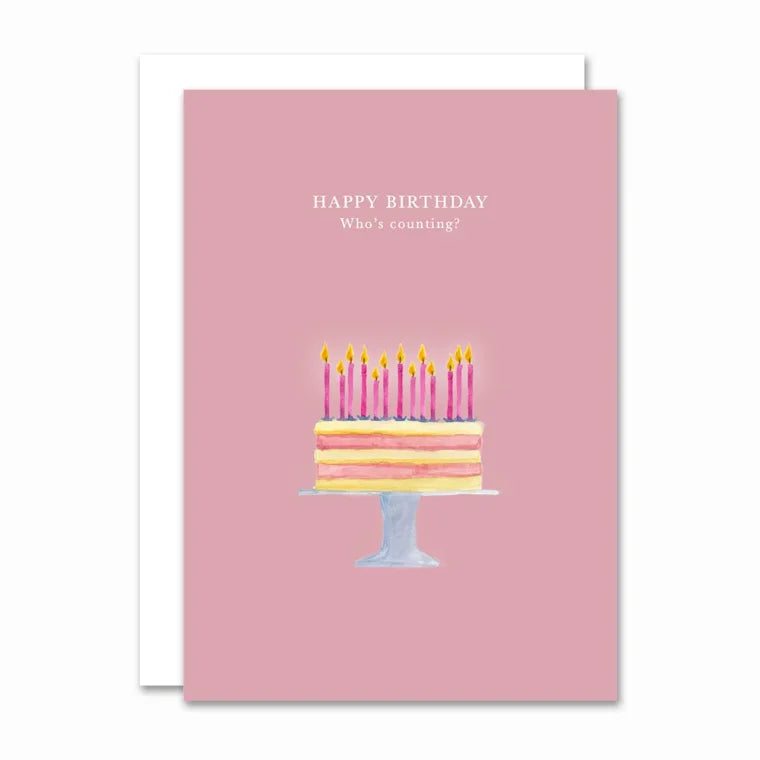 Happy Birthday - Foldet kort
