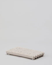 Keramik sæbeskål, L | TERRAZZO 8 x 15 cm