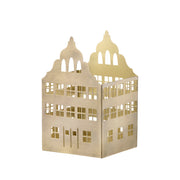 Lysestage Townhouse H16 cm – Gylden