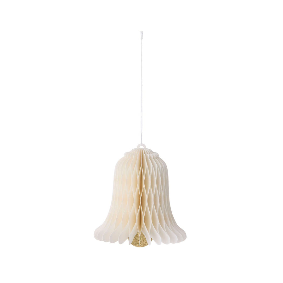 Honeycomb Klokke 12 cm – Cream