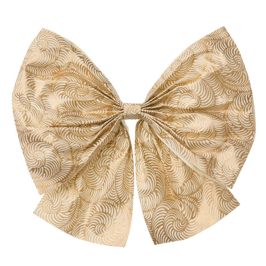 Papirsløjfe Mara 26 cm – Cream/Gold
