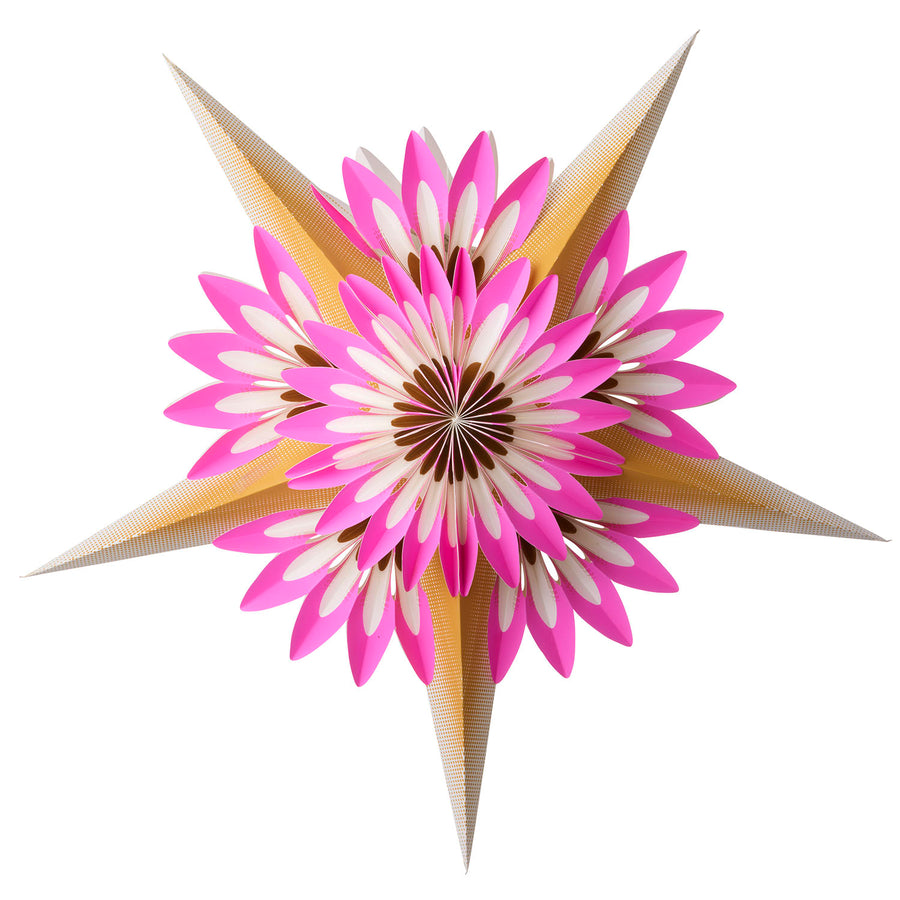 Papirstjerne Aurora 70 cm – Fuchsia