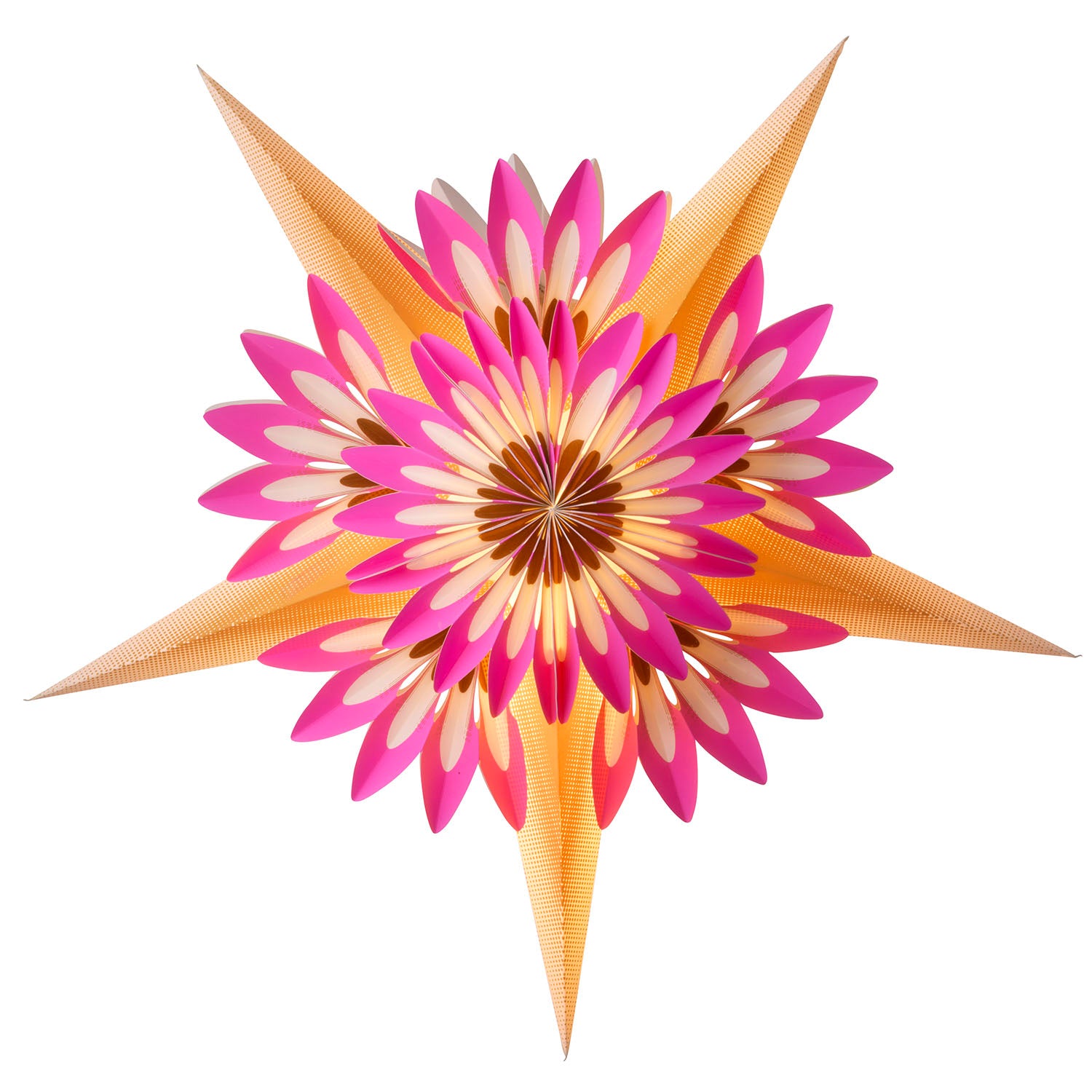 Papirstjerne Aurora 70 cm – Fuchsia