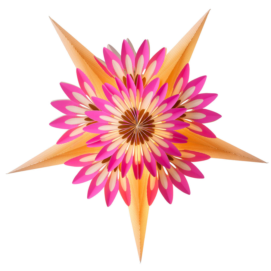 Papirstjerne Aurora 70 cm – Fuchsia