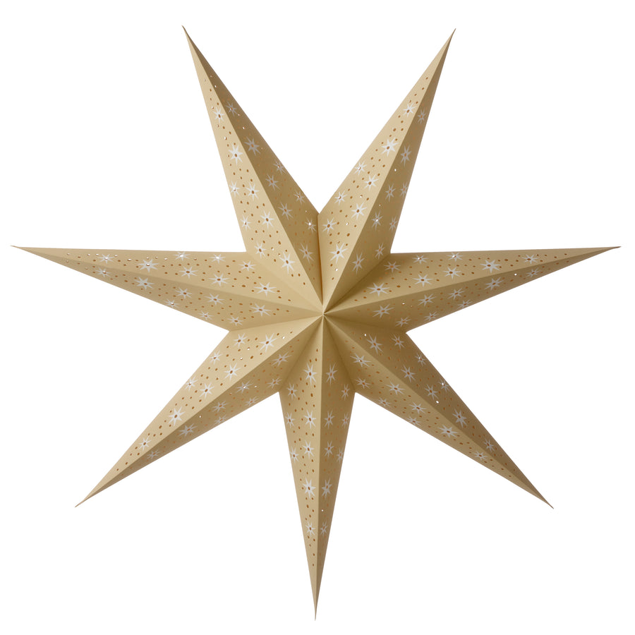 Papirstjerne Cassiopeia 90 cm – Hamp