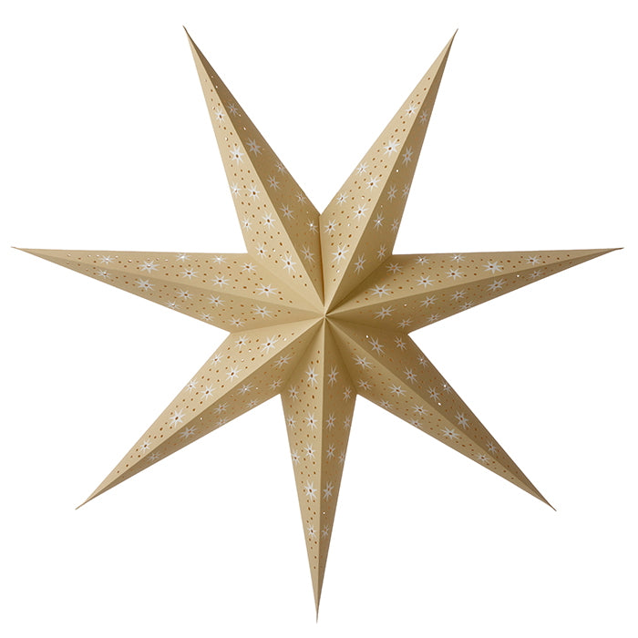 Papirstjerne Cassiopeia 90 cm – Hamp