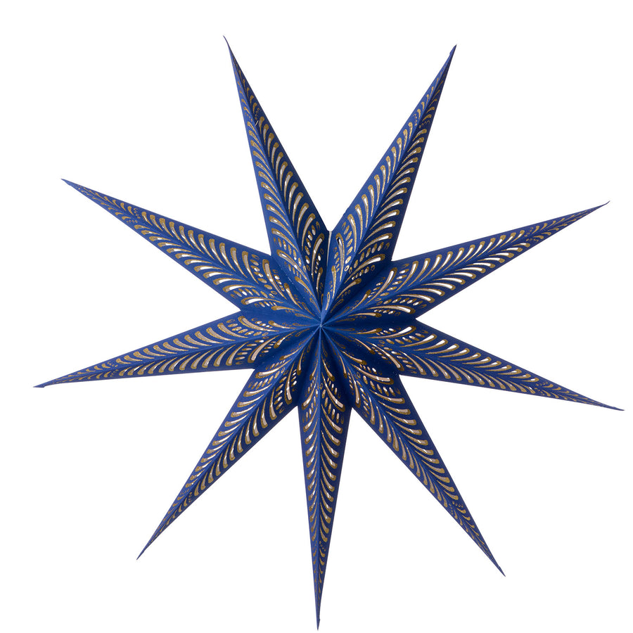 Papirstjerne Starlight 80 cm – Indigo