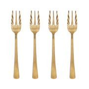 Guld gafler - Sæt m 4 stk.