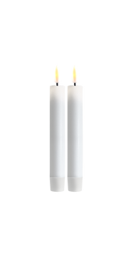 LED Kronelys 1X15cm - flere farver