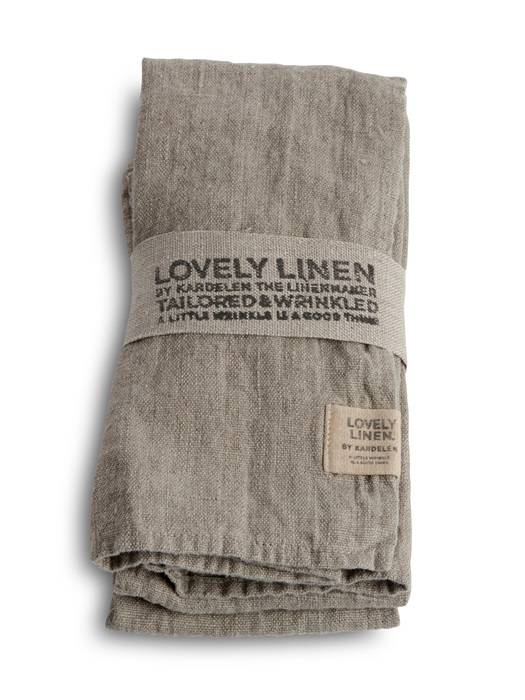 Lovely Linen - Serviet - 45 x45 cm - Neutral Beige