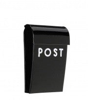 Postkasse - Sort - 2 Størrelser