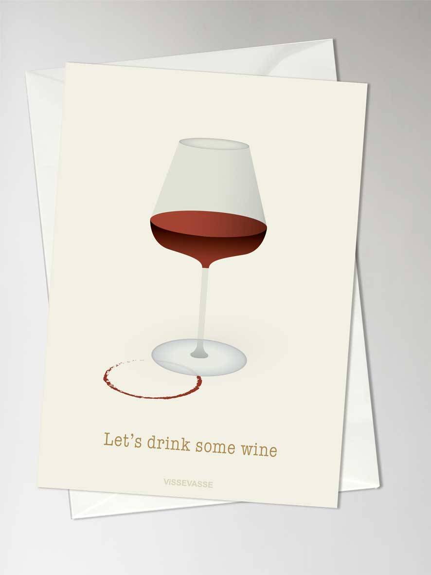Vissevasse - Kort - Let's drink some wine