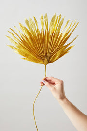 Papir Blomst - Palm - Ochra