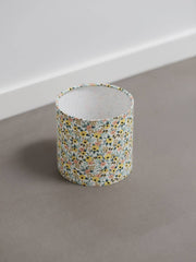 Liberty lampeskærm - Gule blomster - Ø15, H15cm