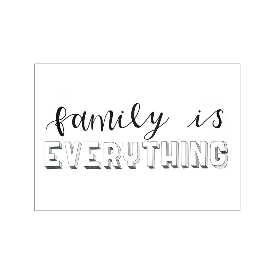 Plakat - Family is everything