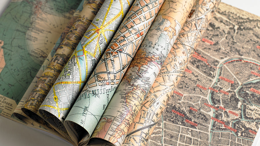 Papir bog - Maps